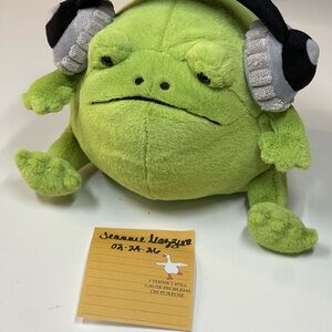 Jellycat Ricky Rainfrog headphones